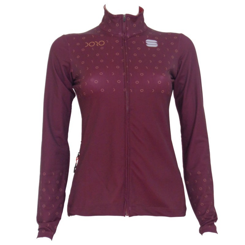 Kvinnor tröja Sportful Doro Jersey röd vin Kvinnor tröja Sportful Doro Jersey röd vin